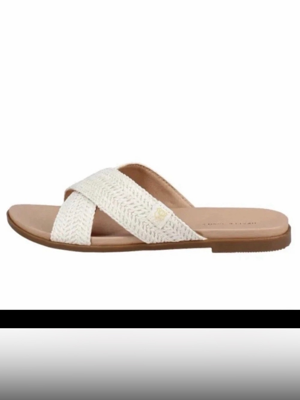 Draper James Women's Alex Slide Strap Sandals White Size 6 M US